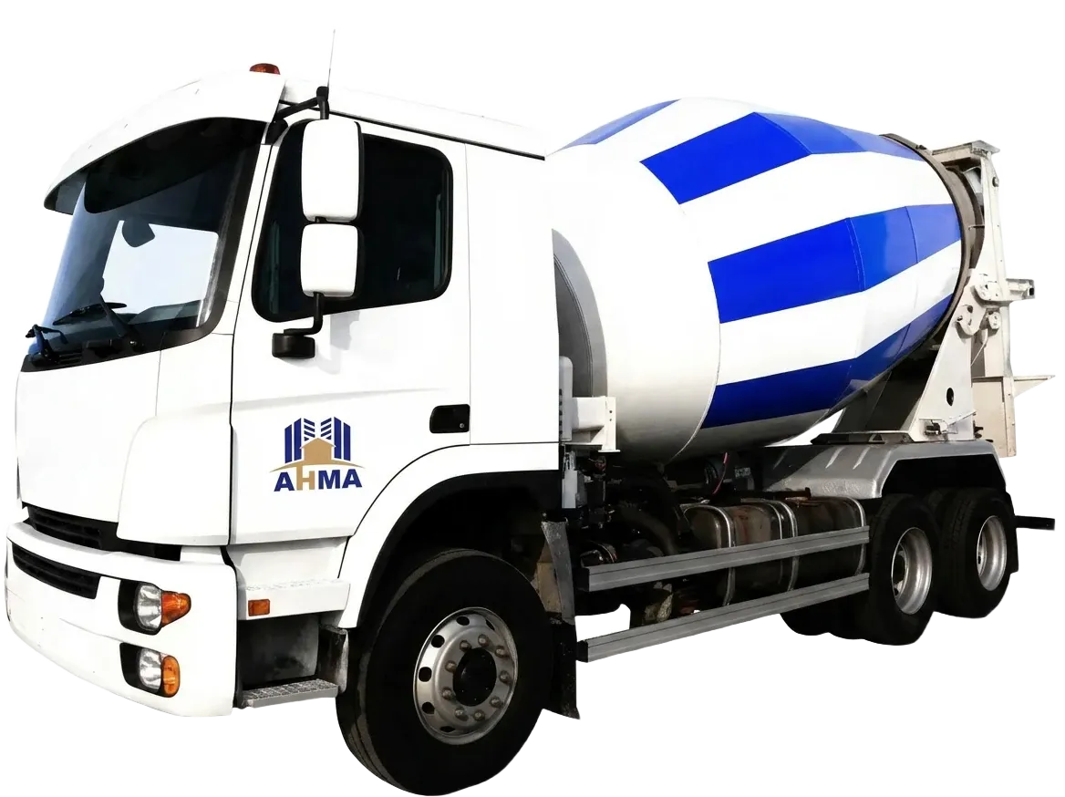 Camion malaxeur du parc AHMA