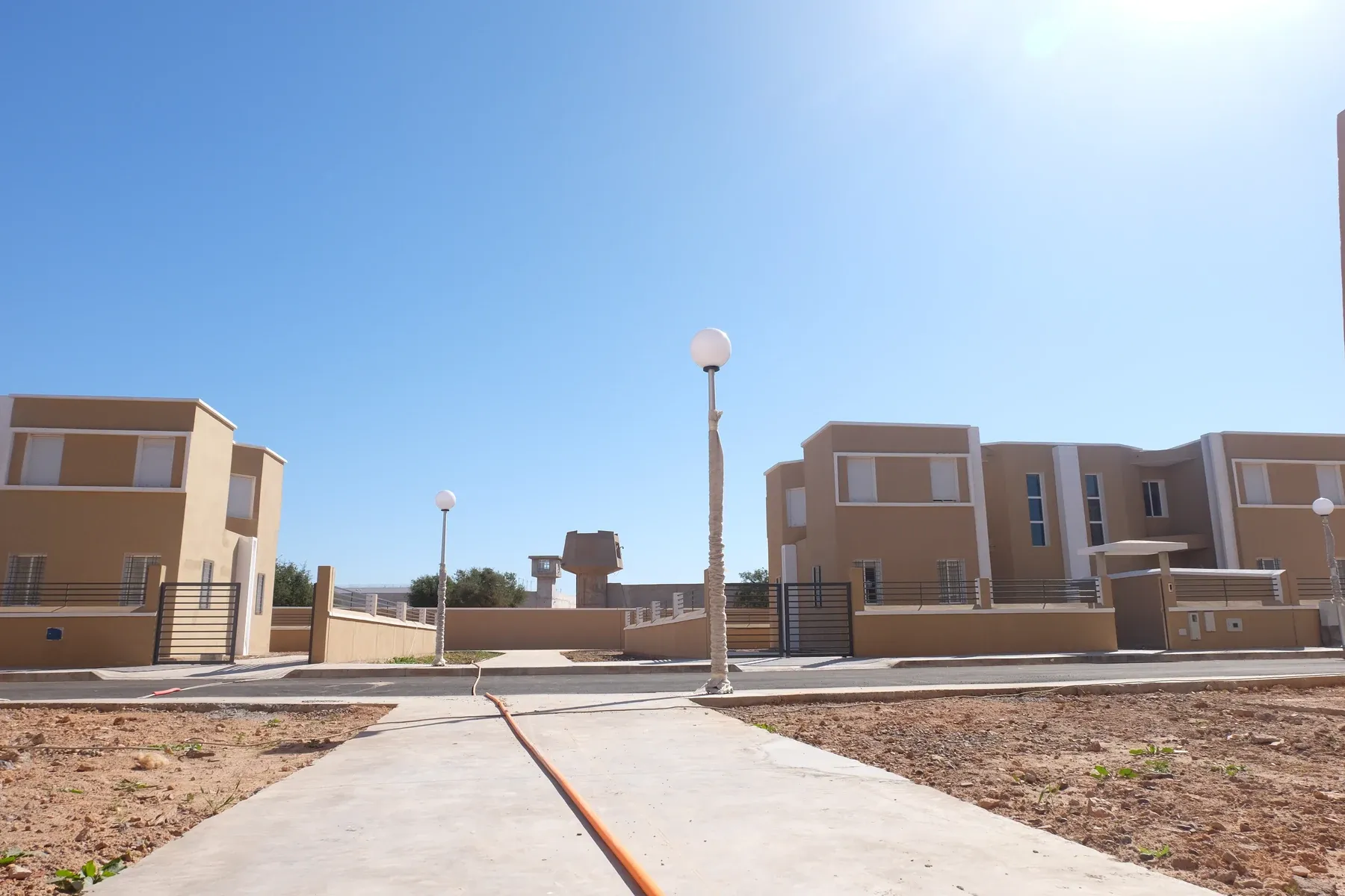 Logements administratifs, Agadir, photo de chantier 1