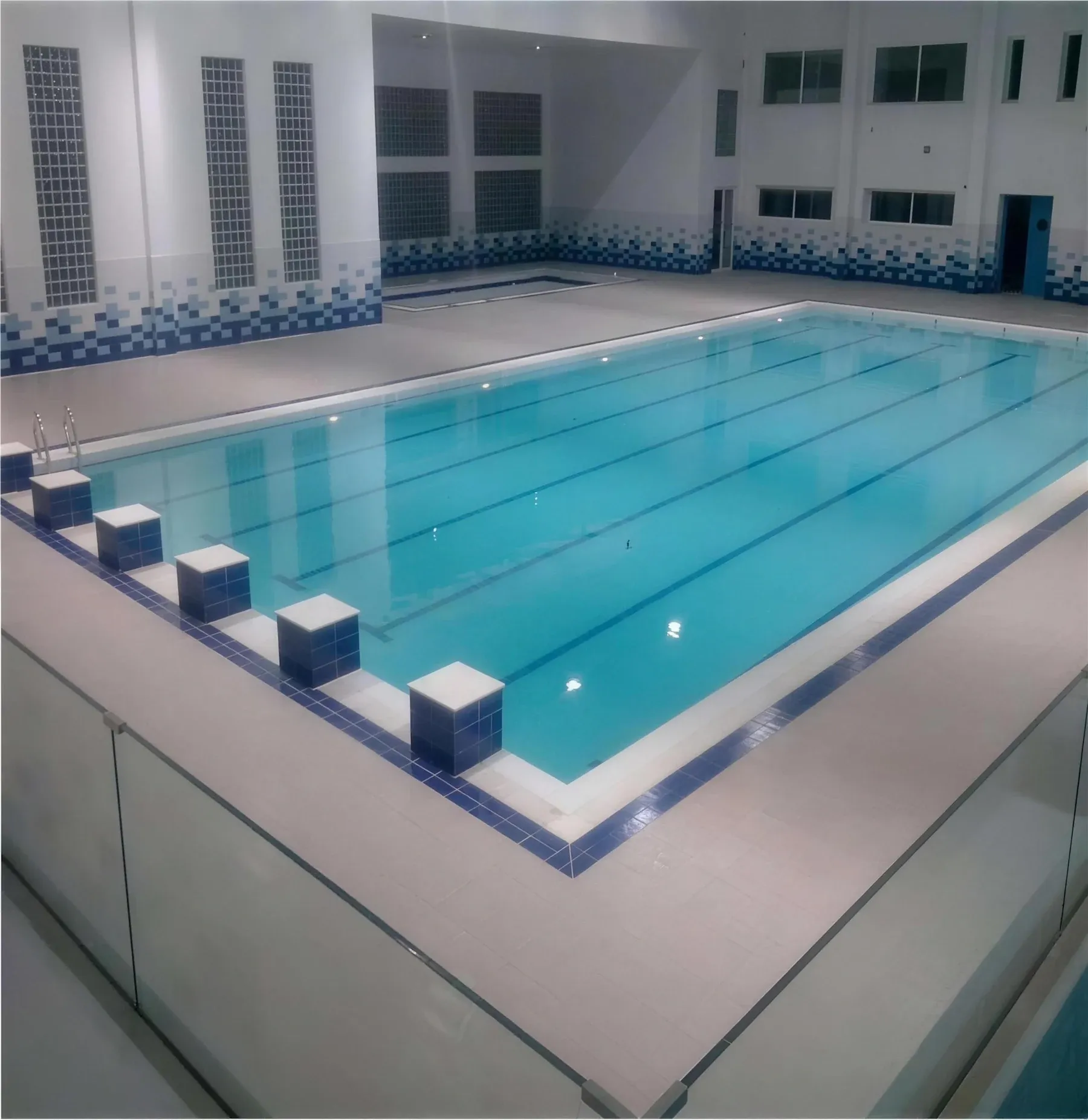 Piscine, Larache, photo de chantier 2