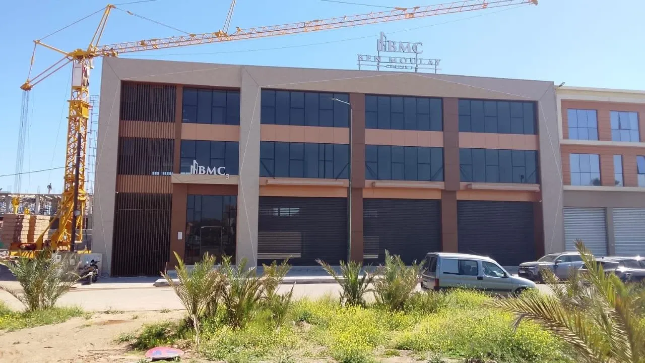 BMC 3 business centre, Marrakech, the works in progress