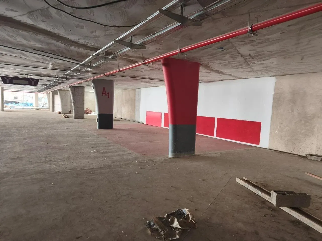 Parking Bab Rha, Meknès, un niveau livré et sa signalétique