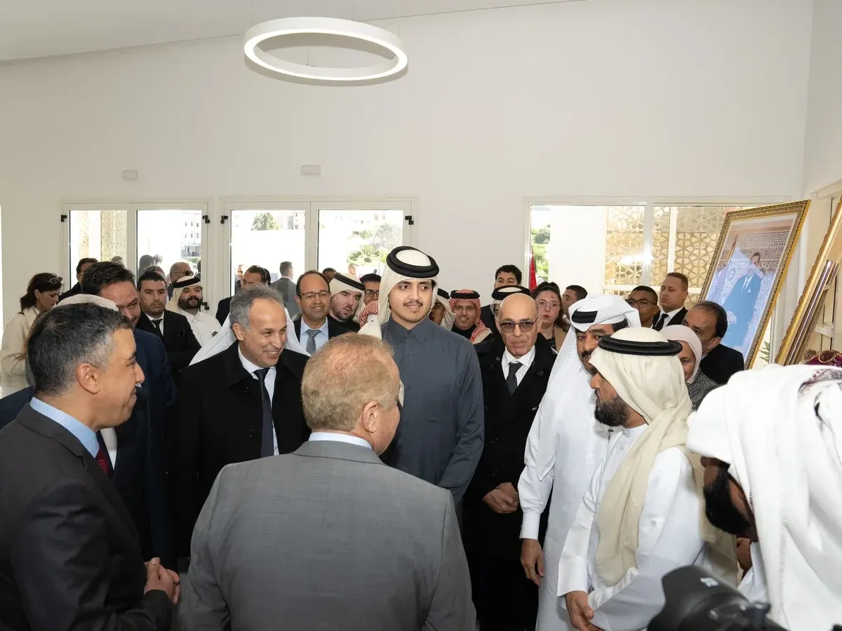 مستشفى القرب عائشة بآسفي، الوفد القطري يوم التدشين
