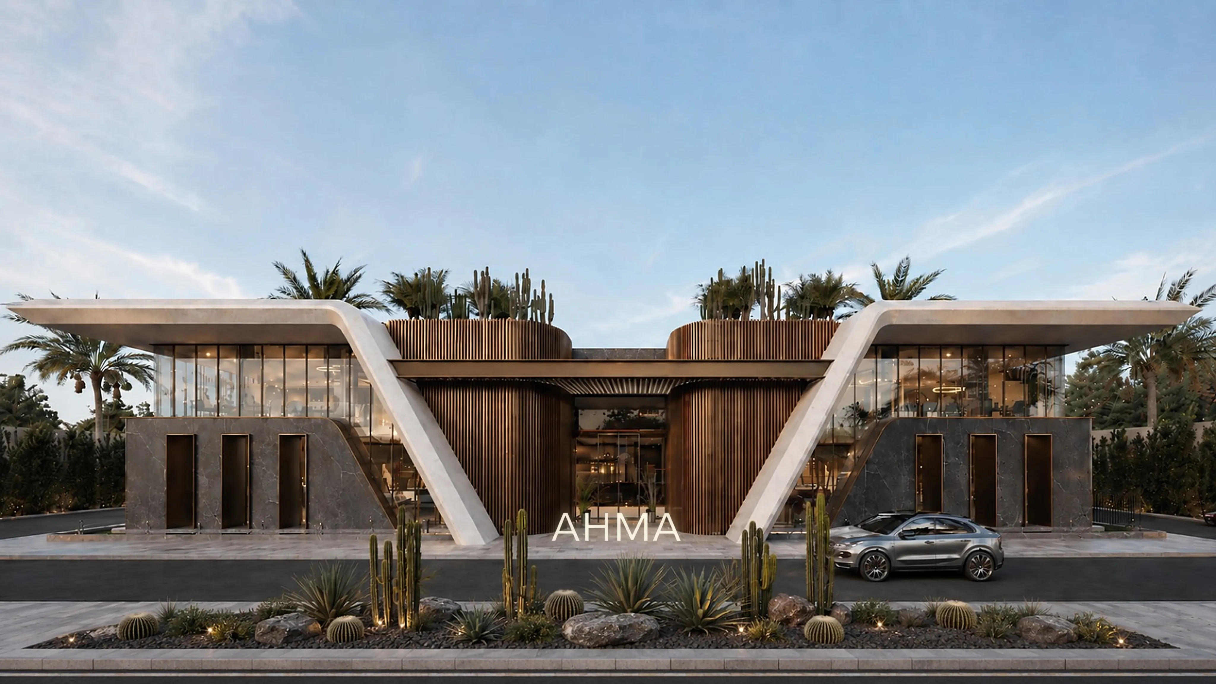 Le nouveau siège social AHMA, en construction à Marrakech