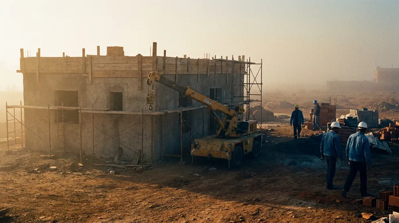 Chantier des débuts, fin des années 1990